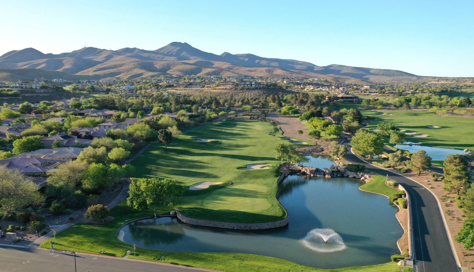 golf course aerial view