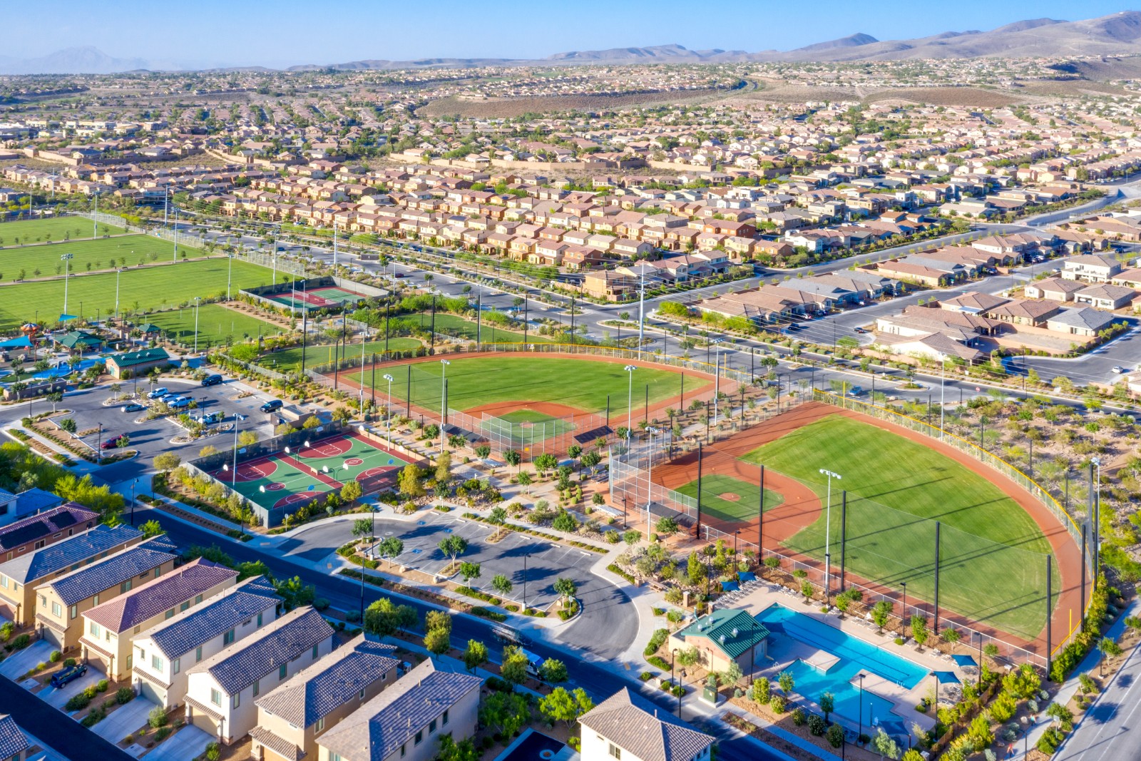 Inspirada baseball field