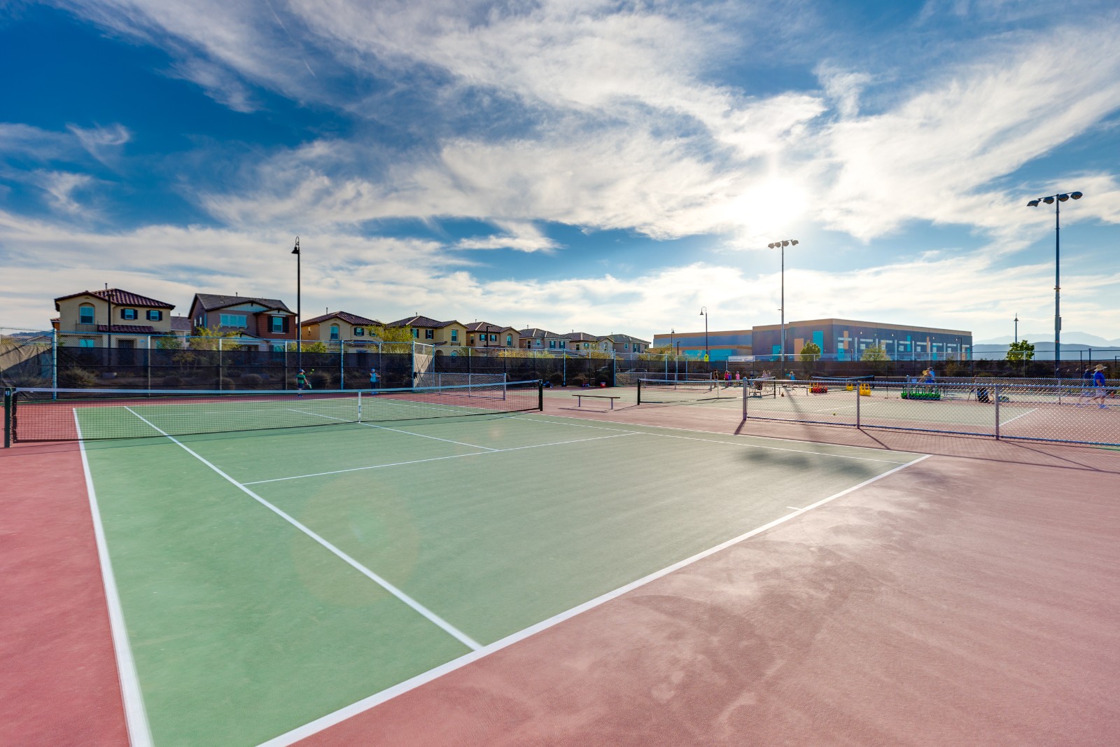 Badminton court