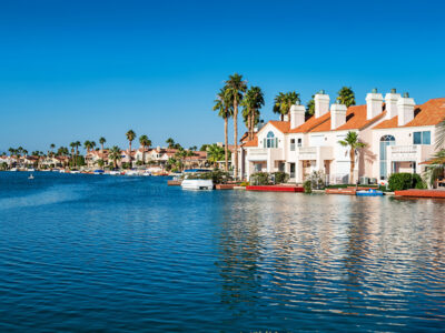 Mansion on ocean