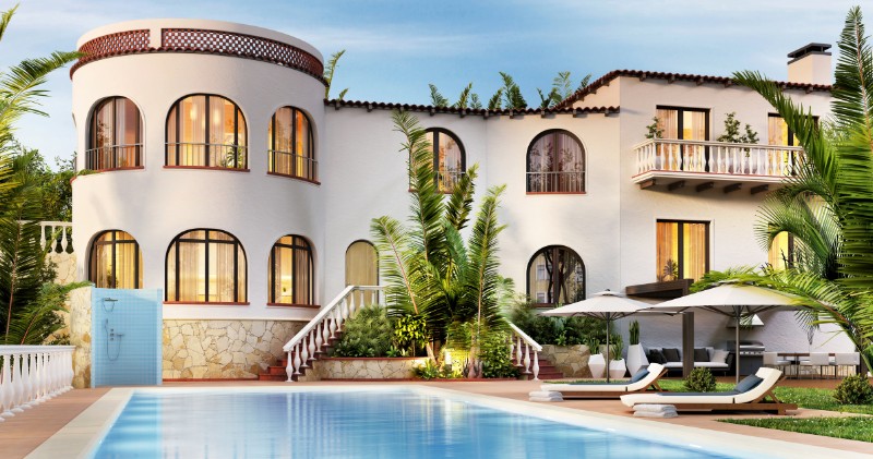 las vegas luxury mediterranean-style home