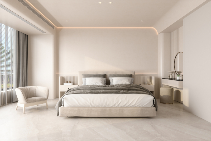white bedroom interior design